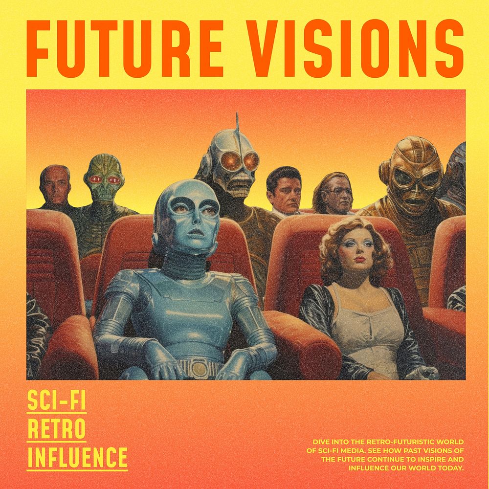 Future visions Instagram post template