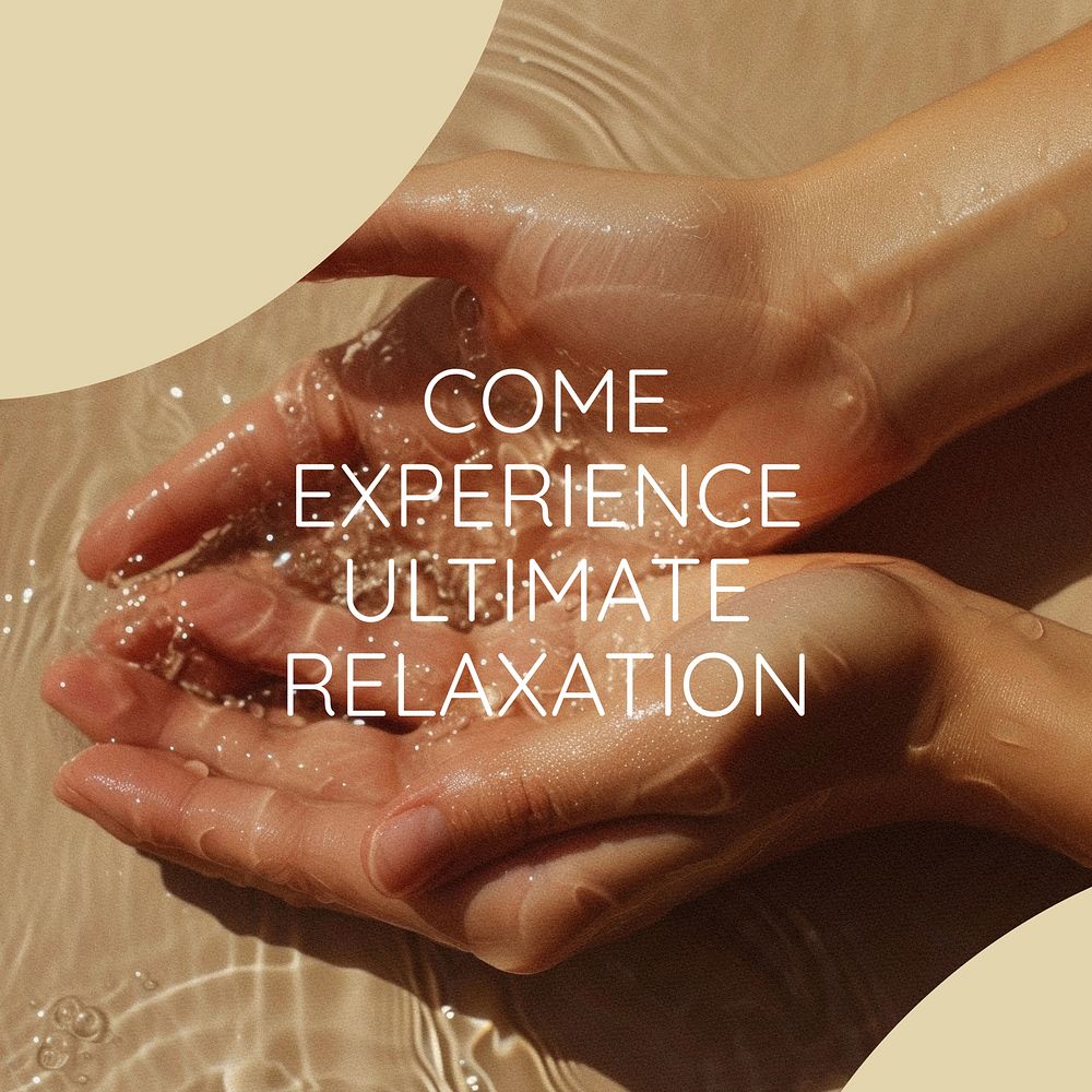 Relax quote Instagram post template