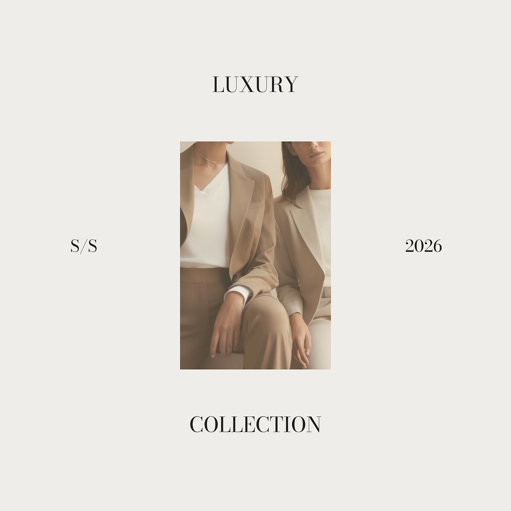 Luxury collection Instagram post template