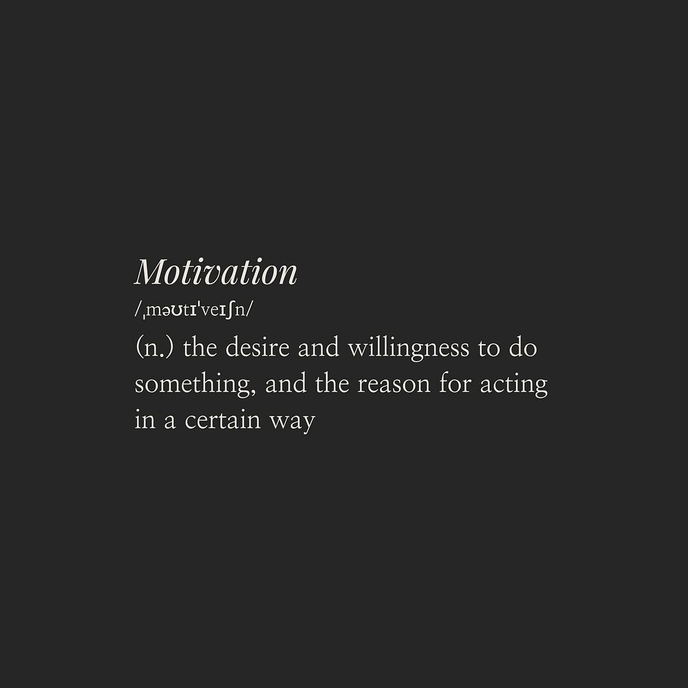 Motivation Instagram post template