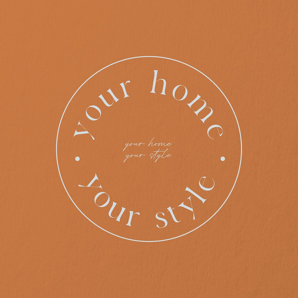 Your home, your style Instagram post template