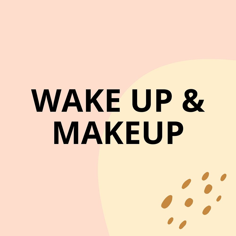 Makeup & beauty Instagram post template