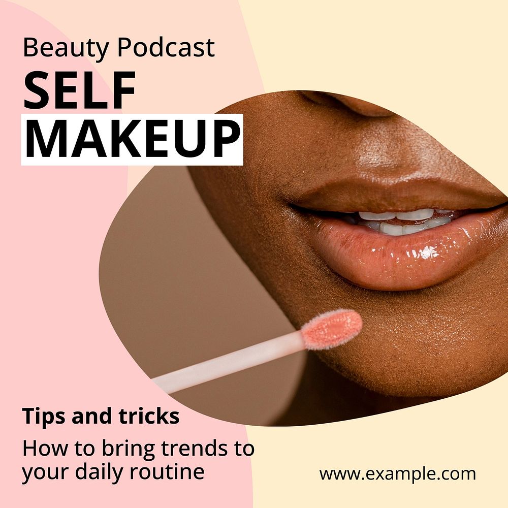 Makeup tricks Instagram post template