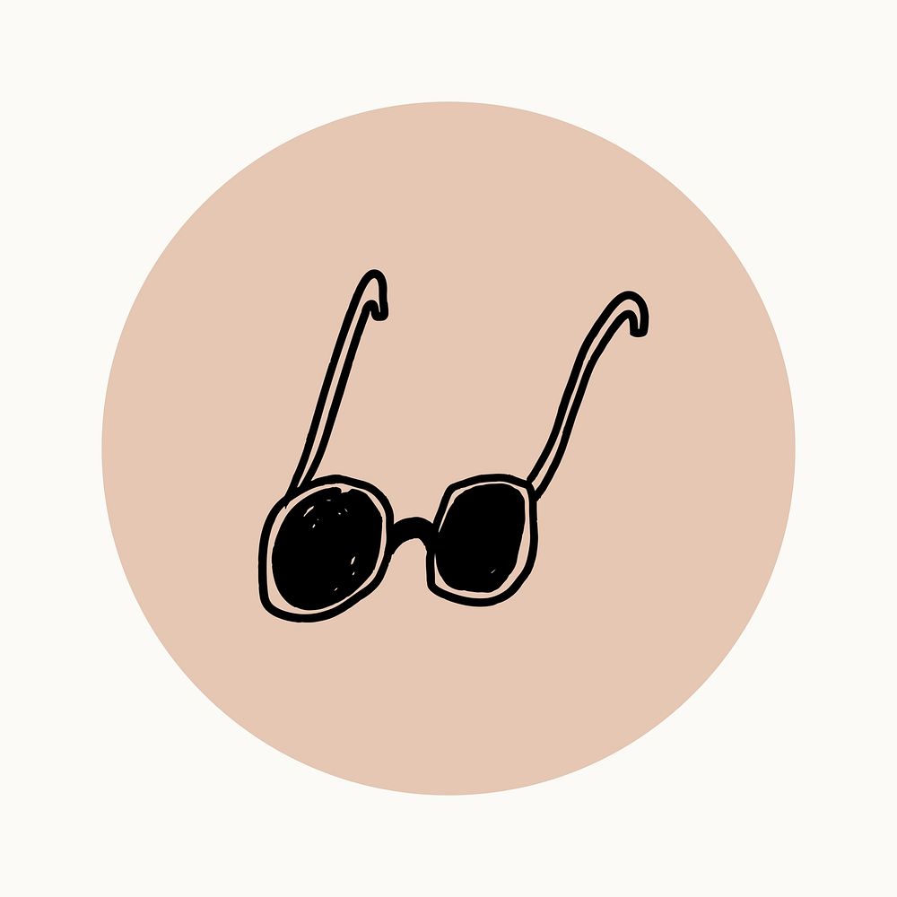 Sunglasses  IG story cover template illustration