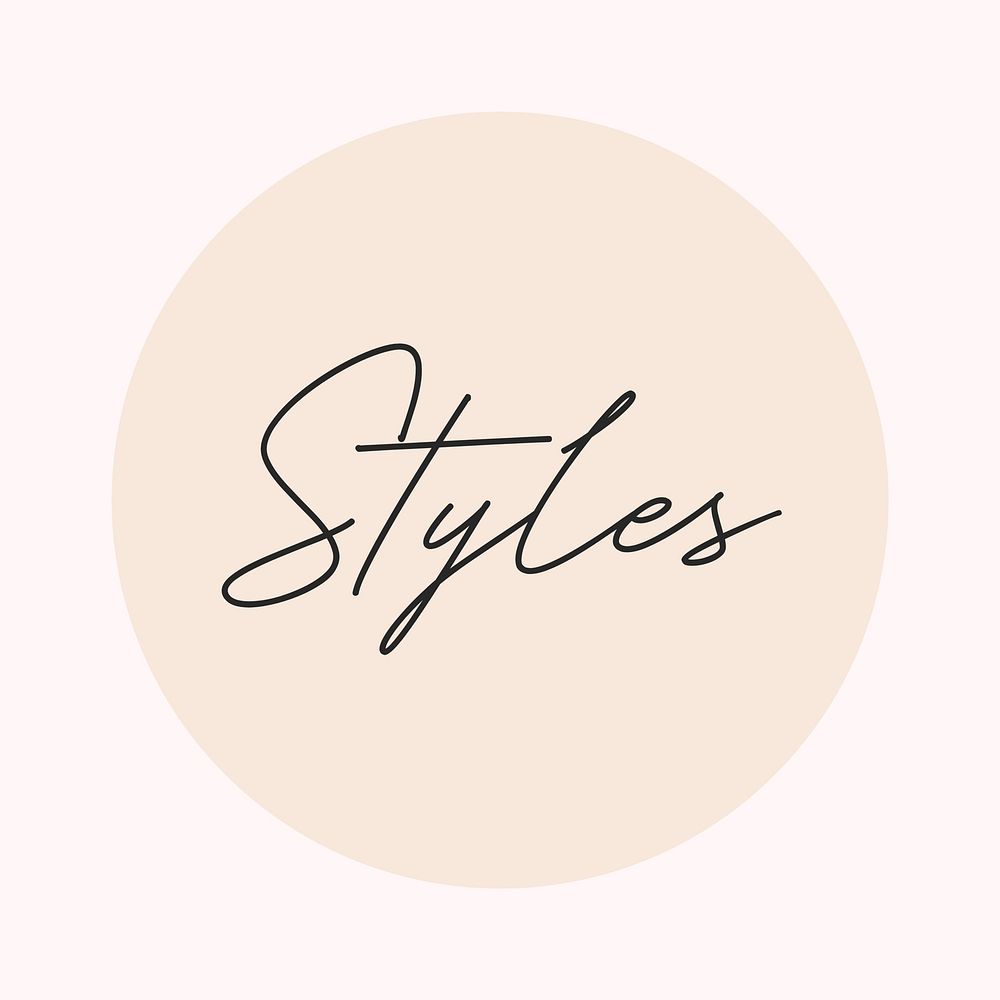 Style IG story cover template illustration