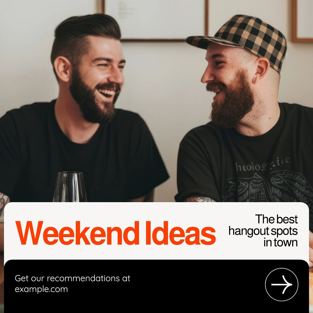 Weekend ideas Instagram post template