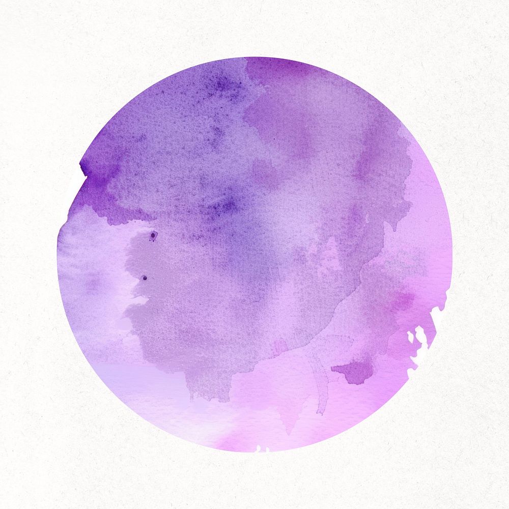 Purple watercolor  IG story cover template illustration