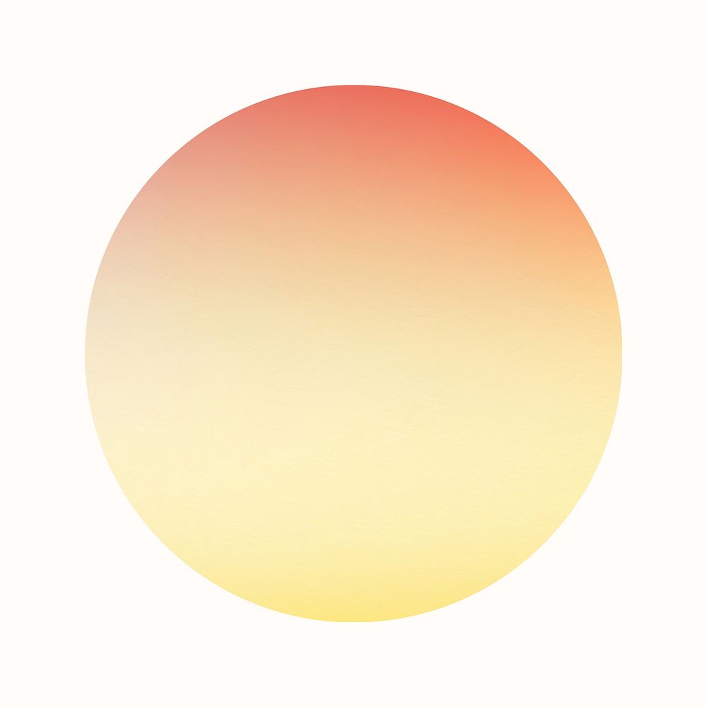 Orange  aura gradient Instagram highlight cover template