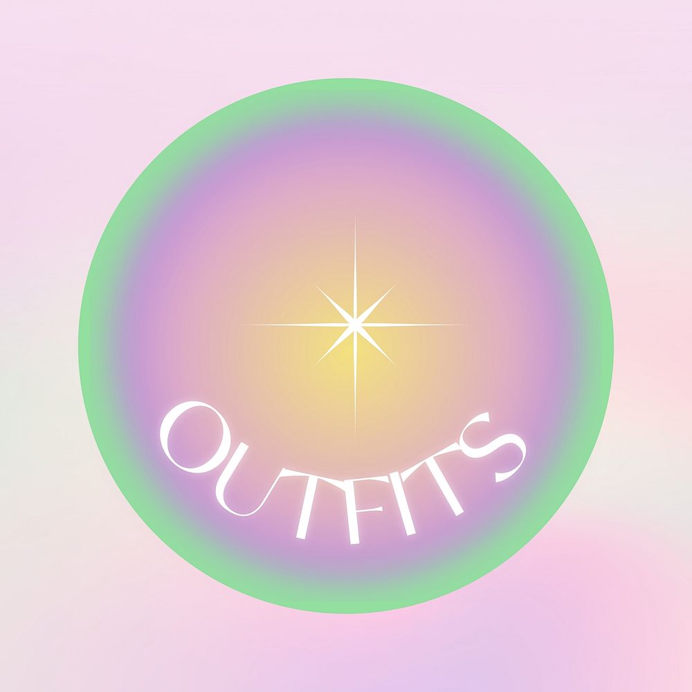 Outfits  aura gradient Instagram highlight cover template
