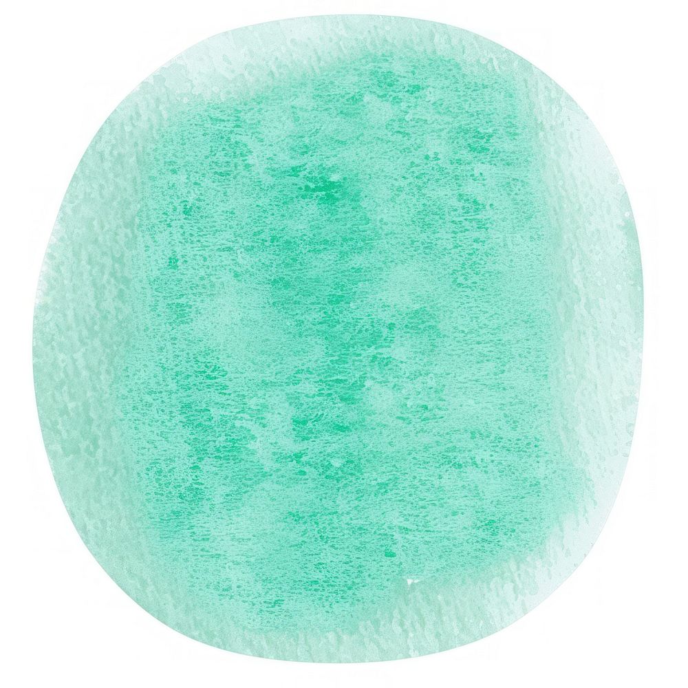 Clean mint green cushion disk rug.