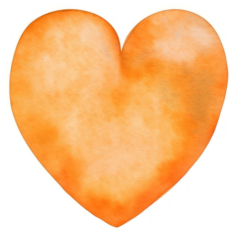 Clean orange heart astronomy outdoors nature.