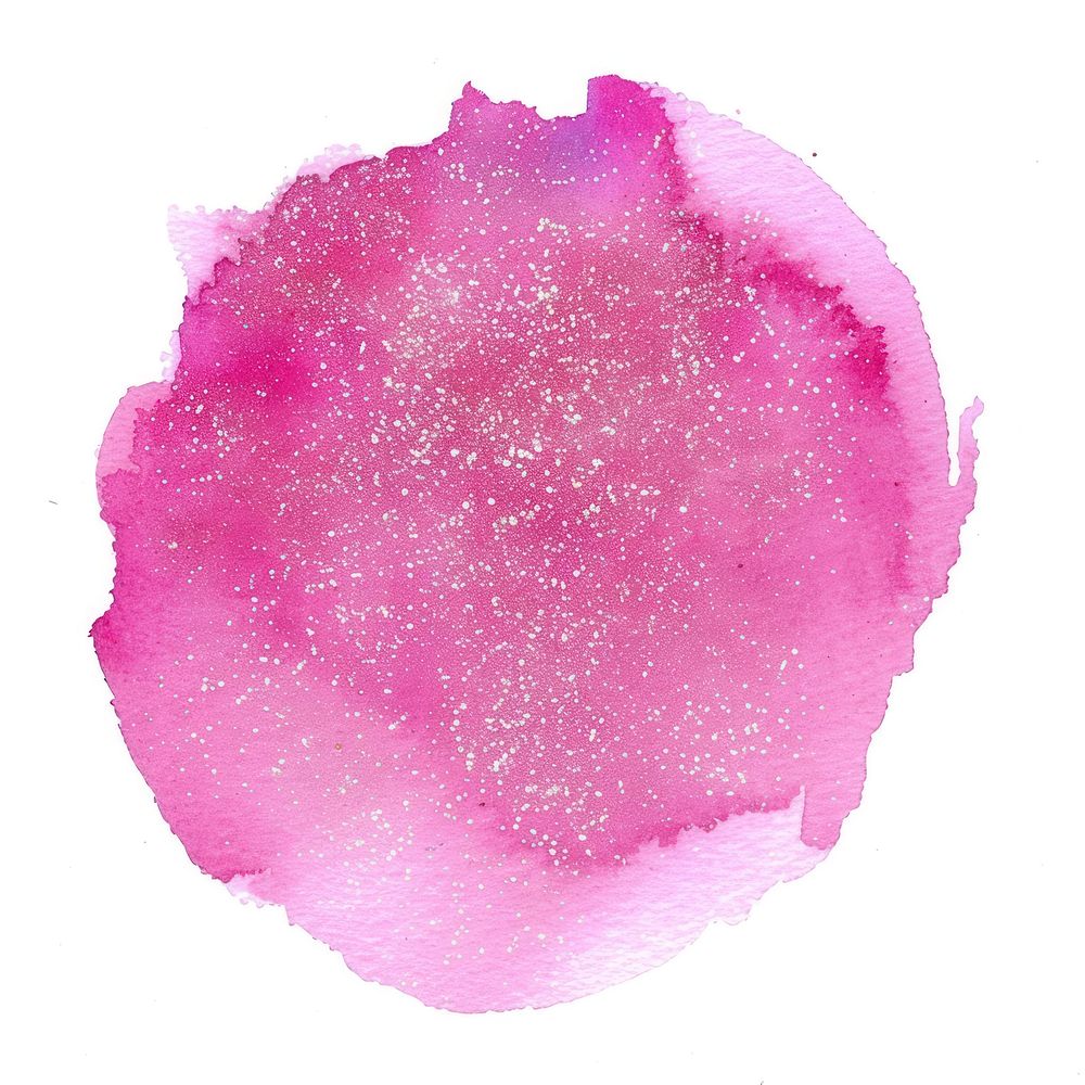 Clean hot pink glitter blossom ketchup mineral.