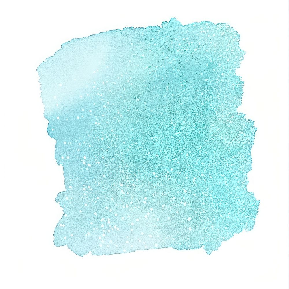 Clean light blue glitter paper turquoise outdoors.