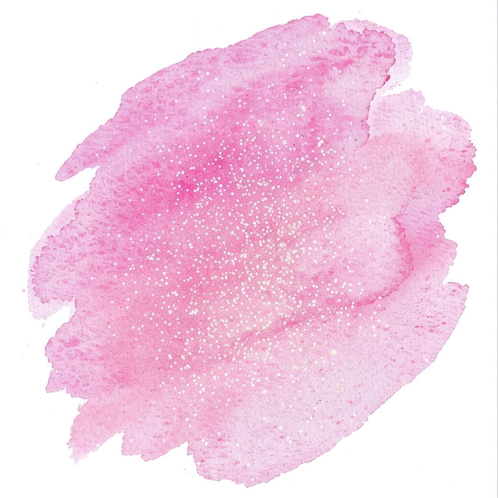 Clean pink pastel glitter paper carnation blossom.