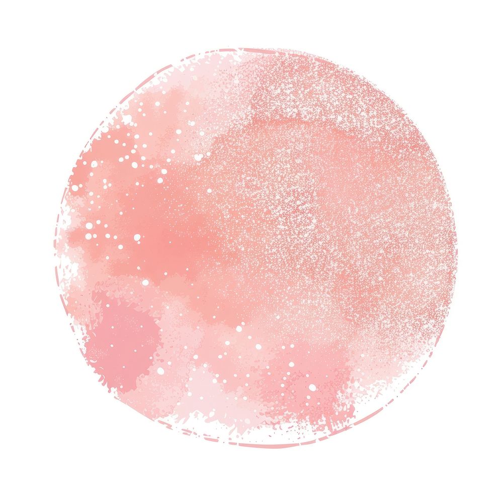 Clean pink pastel glitter astronomy cosmetics outdoors.