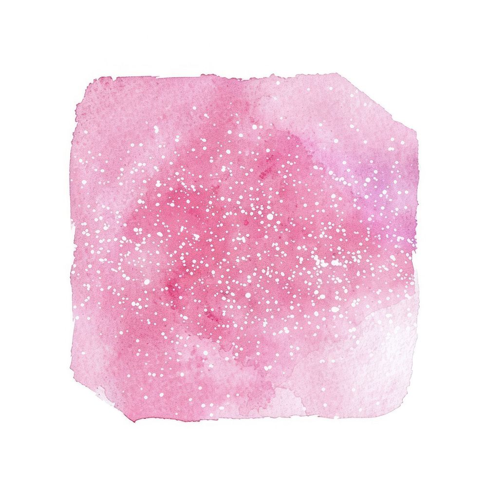 Clean pink pastel glitter mineral crystal quartz.