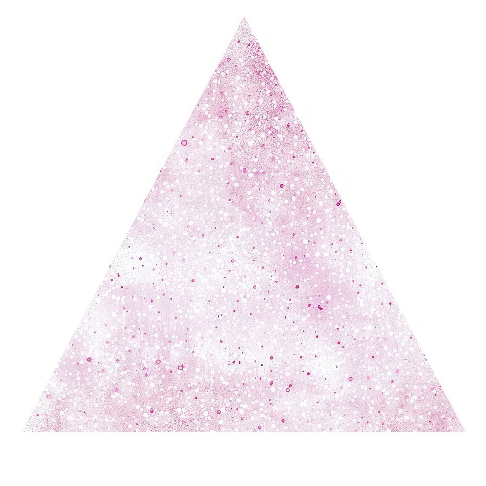 Clean triangle light pink glitter astronomy outdoors nature.