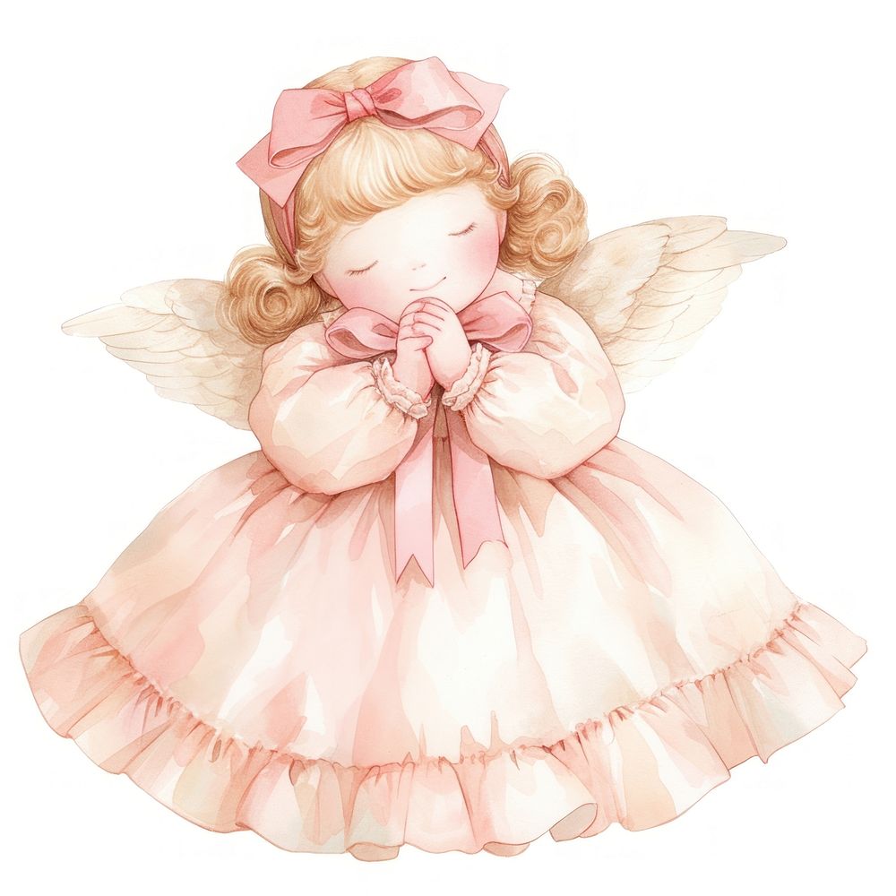 Coquette angel person human baby. | Premium Photo Illustration - rawpixel