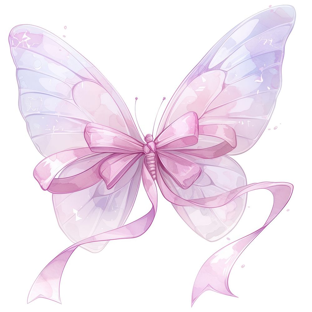Coquette butterfly art chandelier blossom.
