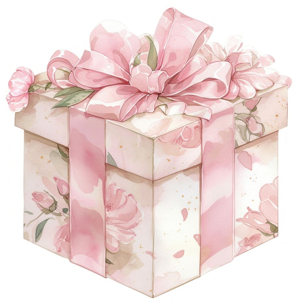 Coquette gift box letterbox blossom mailbox.