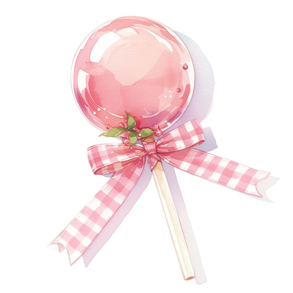 Coquette red lollipop confectionery appliance balloon.
