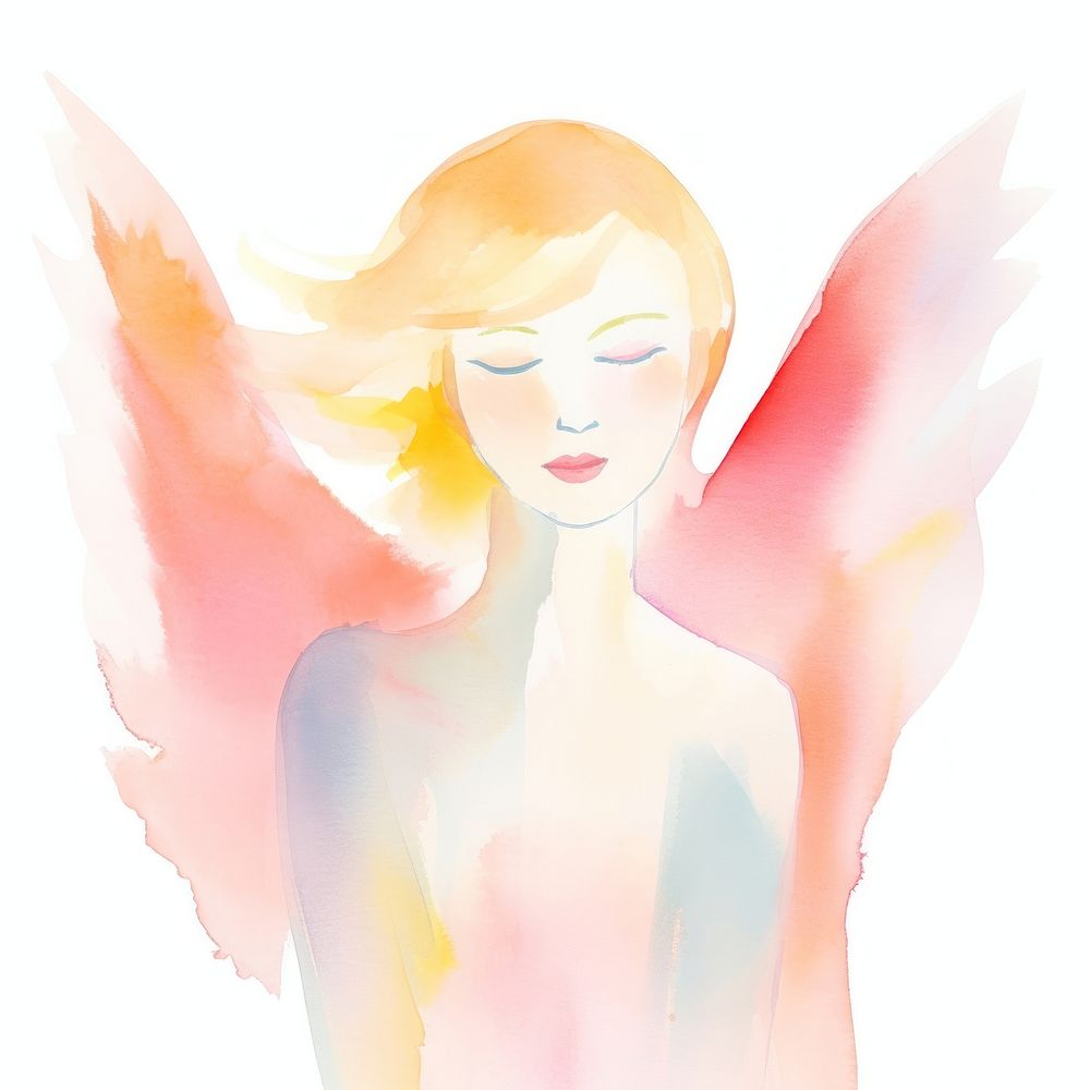 Angel art archangel female.
