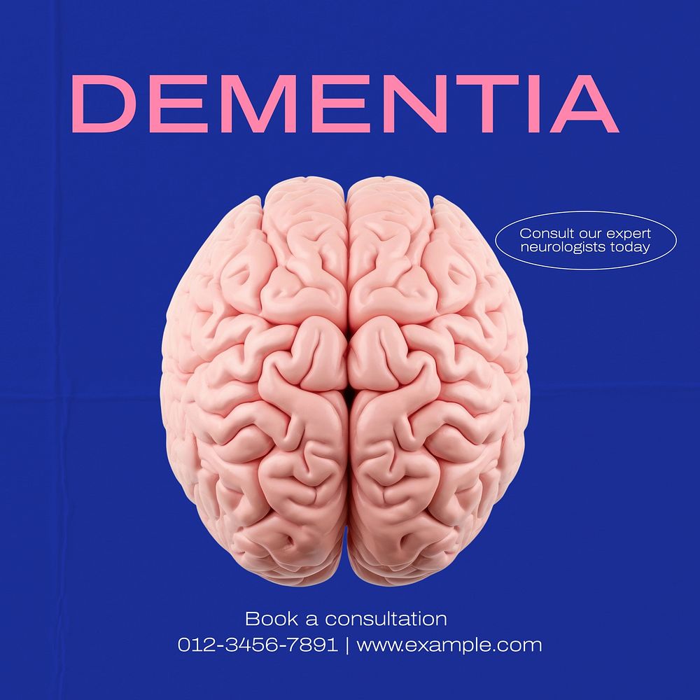 Dementia Instagram post template