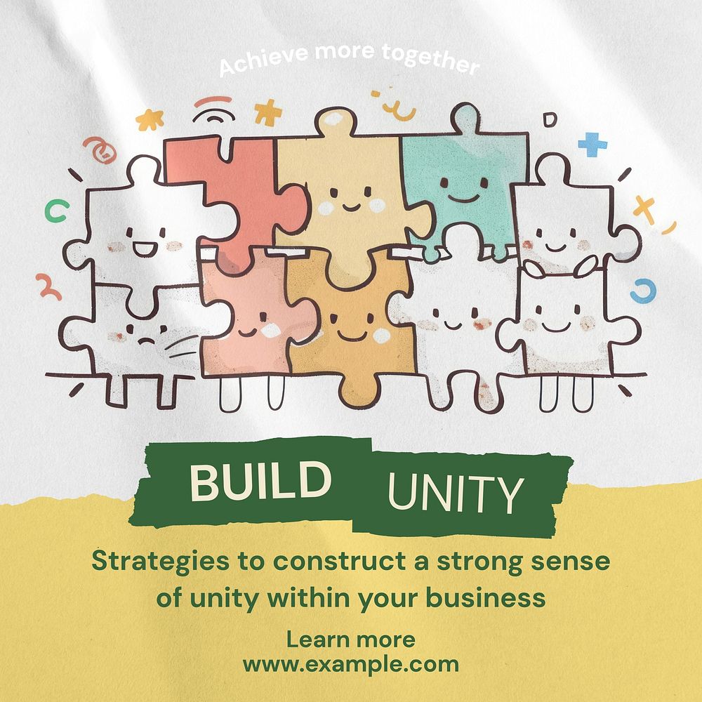 Build unity Instagram post template