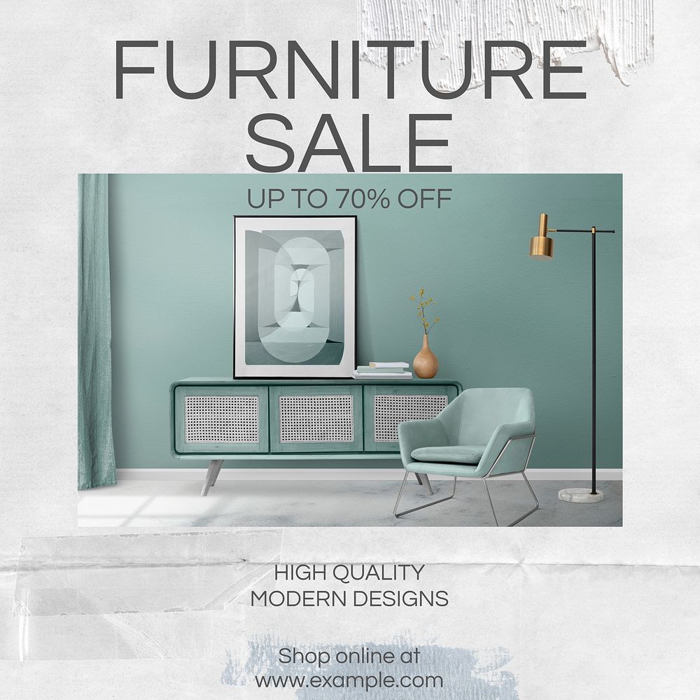 Furniture sale Facebook post template