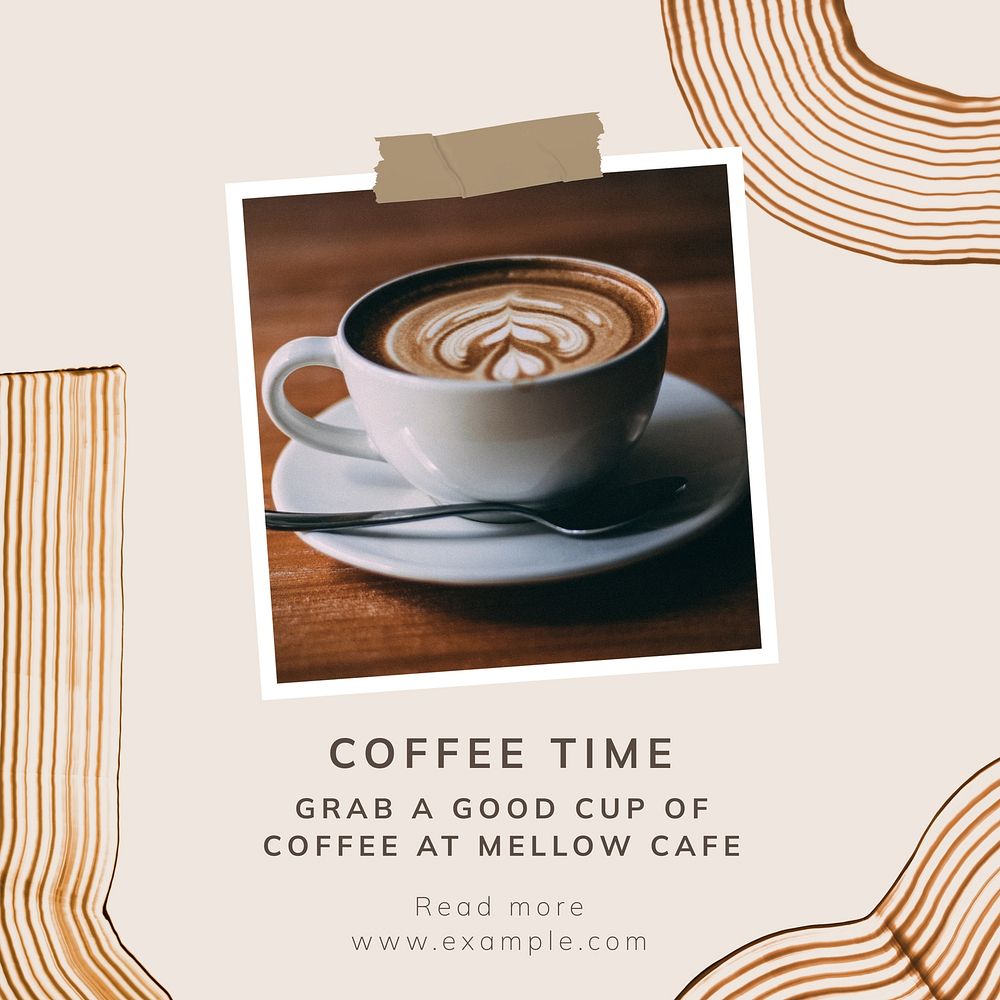 Coffee time  Instagram post template