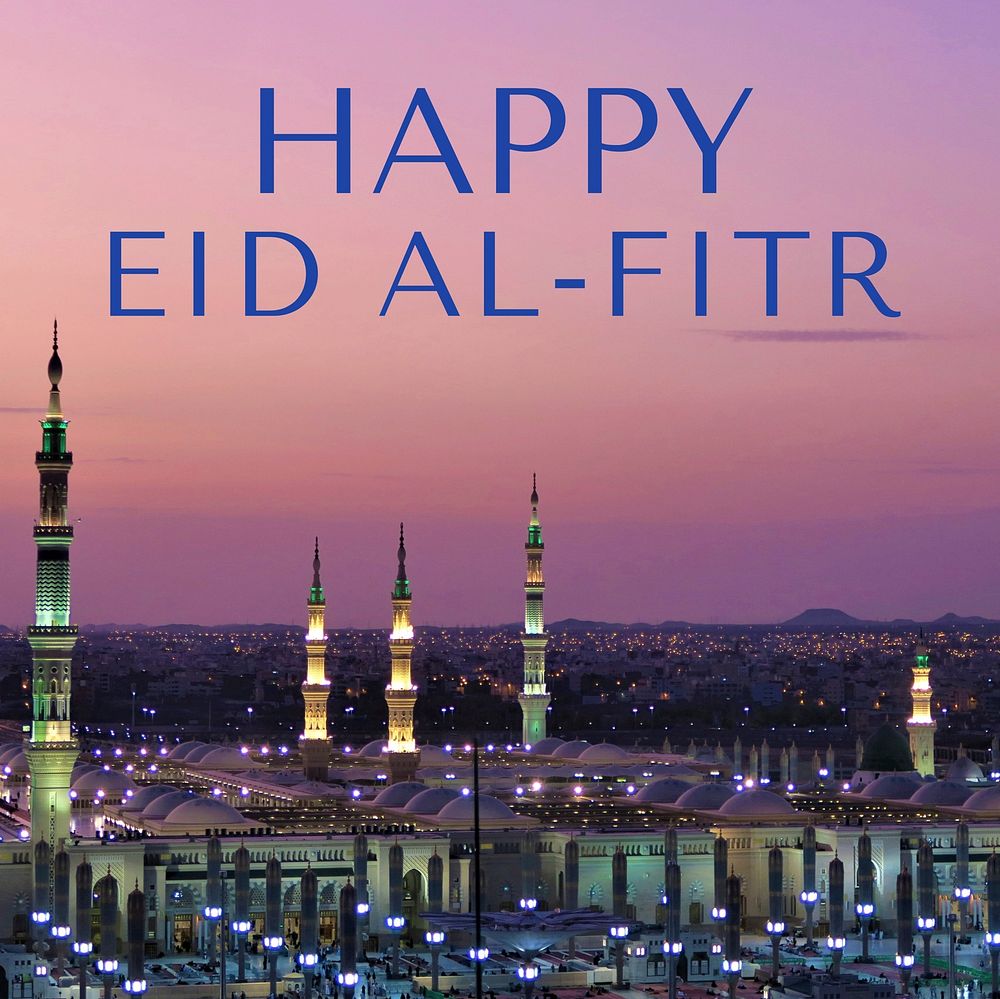 Eid Mubarak Instagram post template