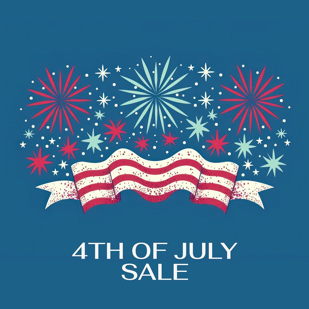 Independence Day sale Instagram post template