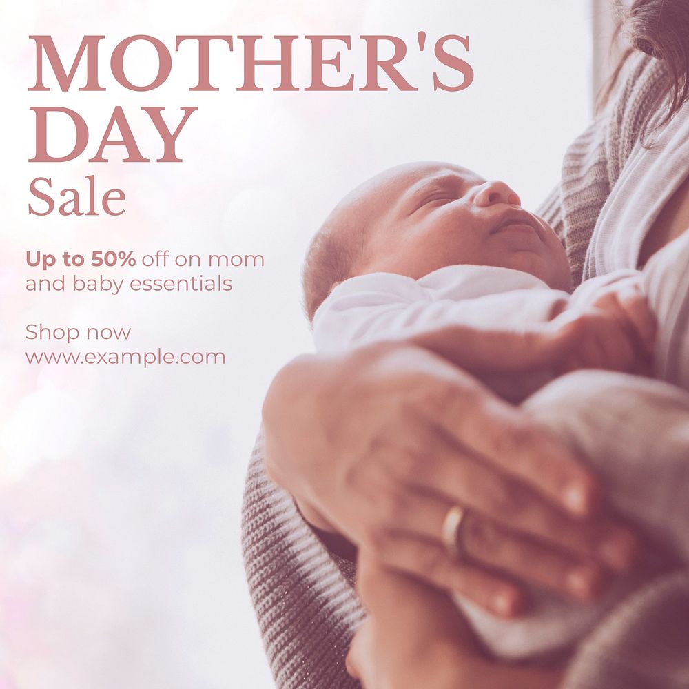 Mother's day sale  Instagram post template