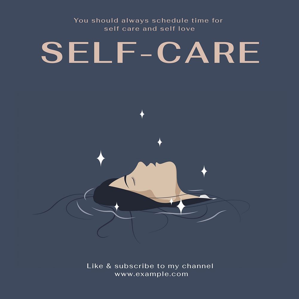 Self-care Instagram post template | Free Photo - rawpixel