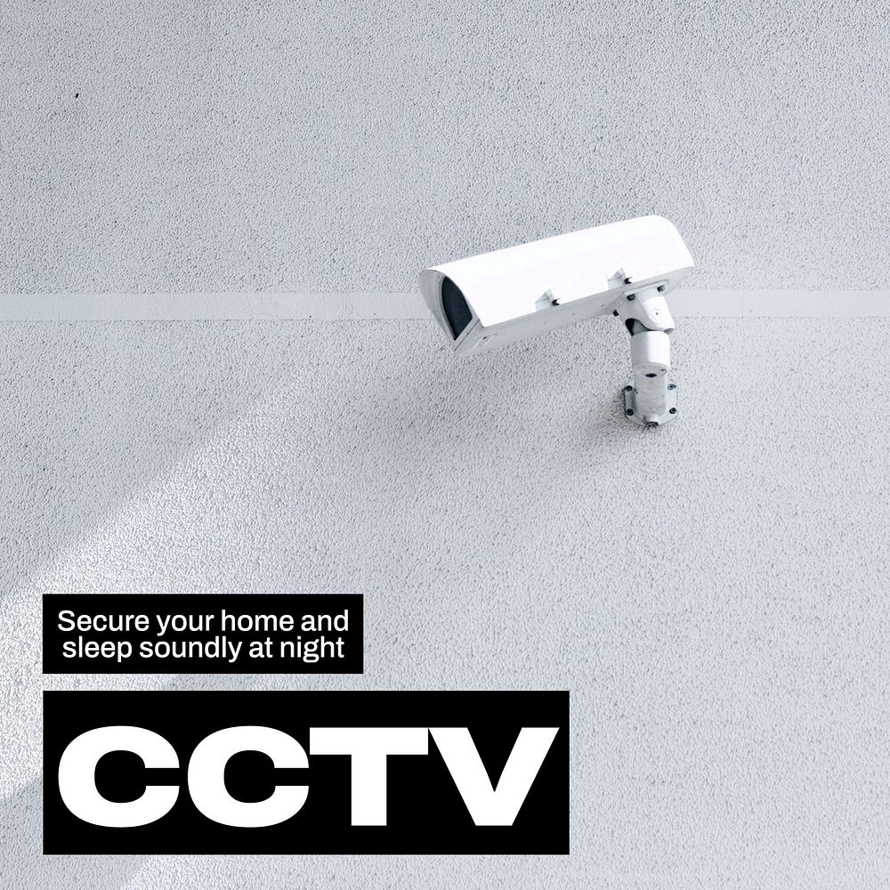 CCTV Instagram post template