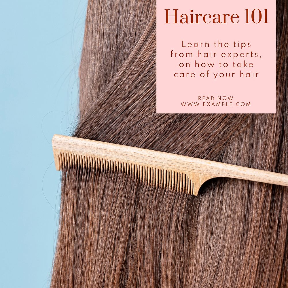 Haircare 101 Instagram post template