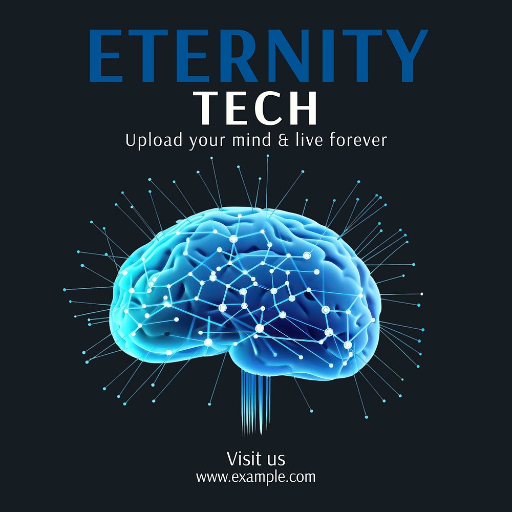 Eternity tech Instagram post template