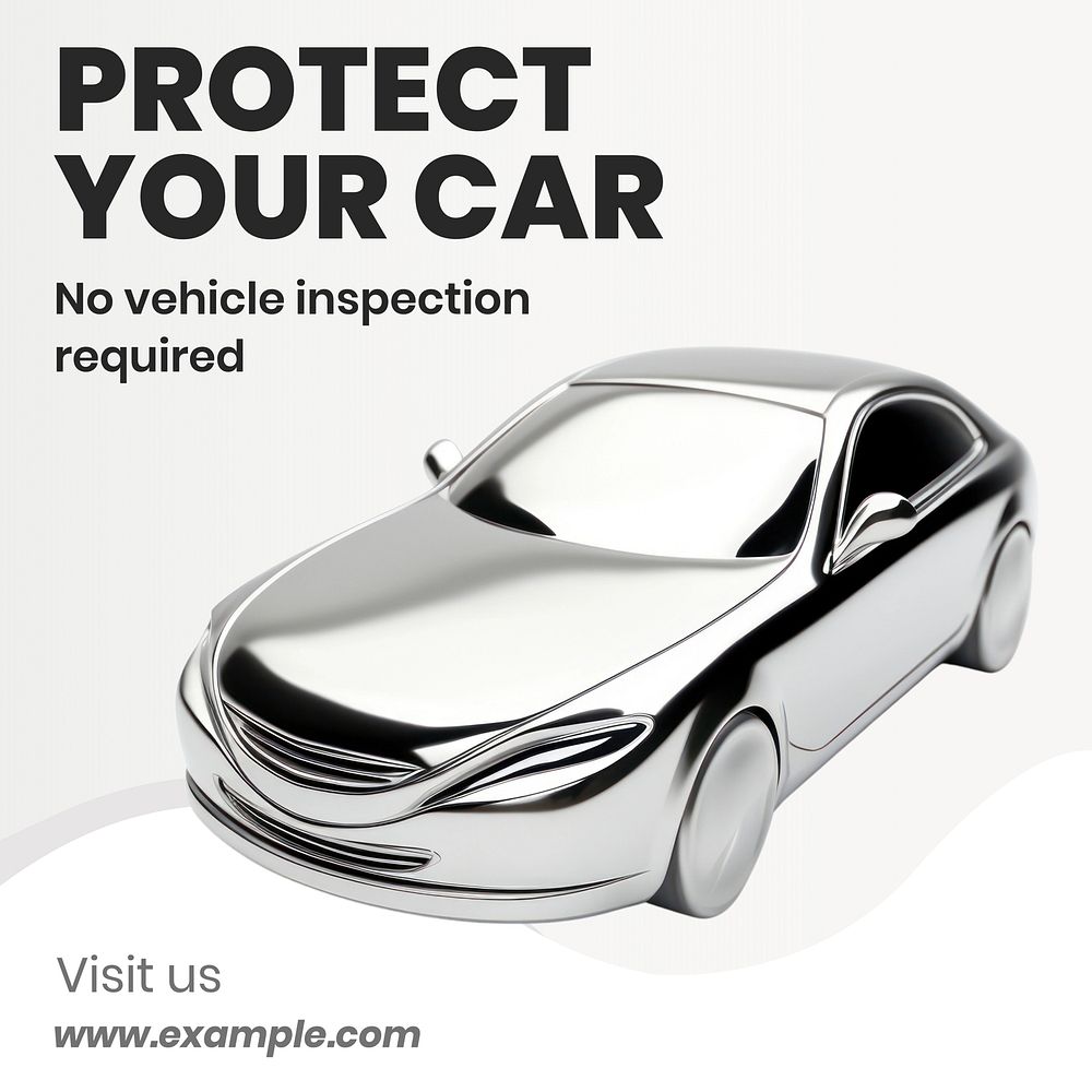Protect your car Facebook post template