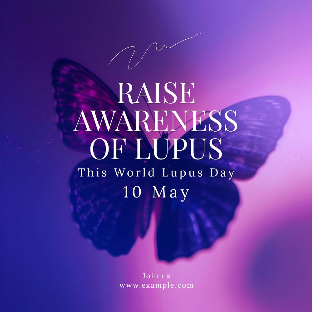 World lupus day Instagram post template