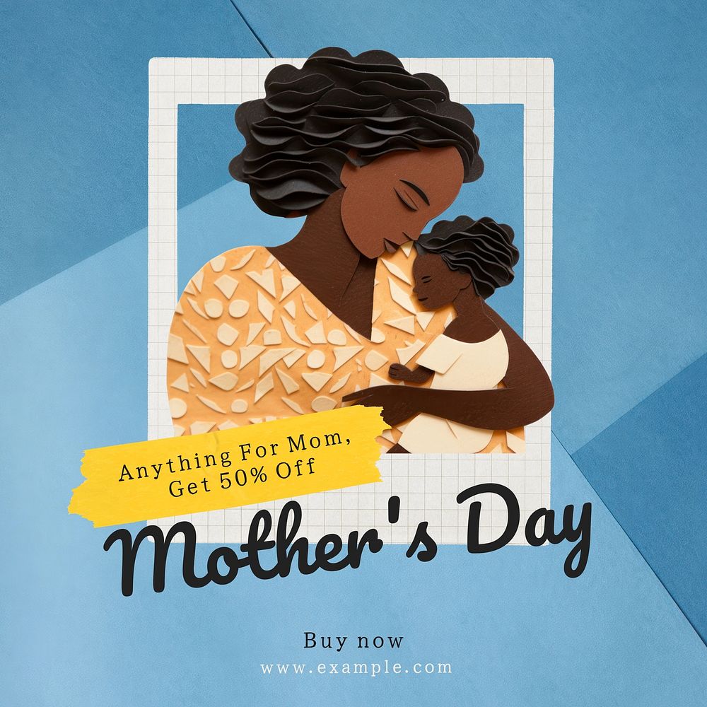 Mother's day sale Instagram post template