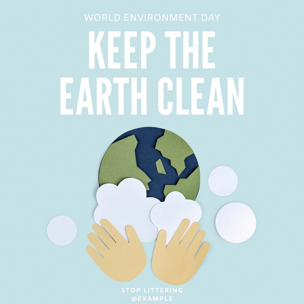 World Environment Day Instagram post template