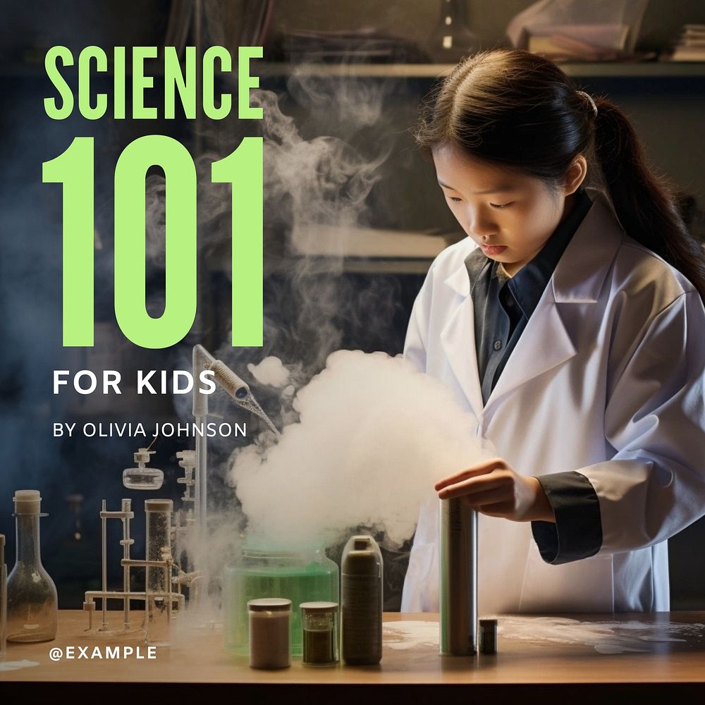 Science 101 Instagram post template