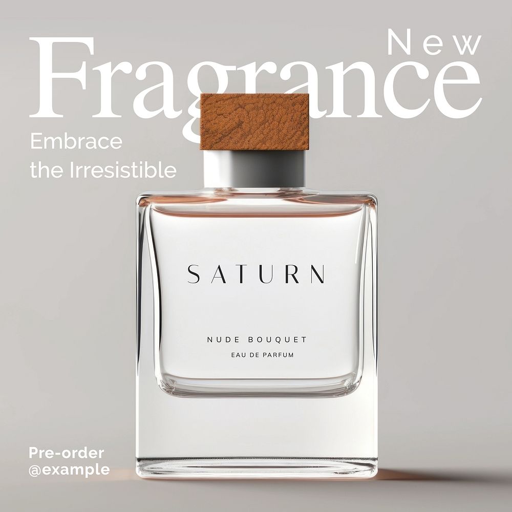 New fragrance Instagram post template