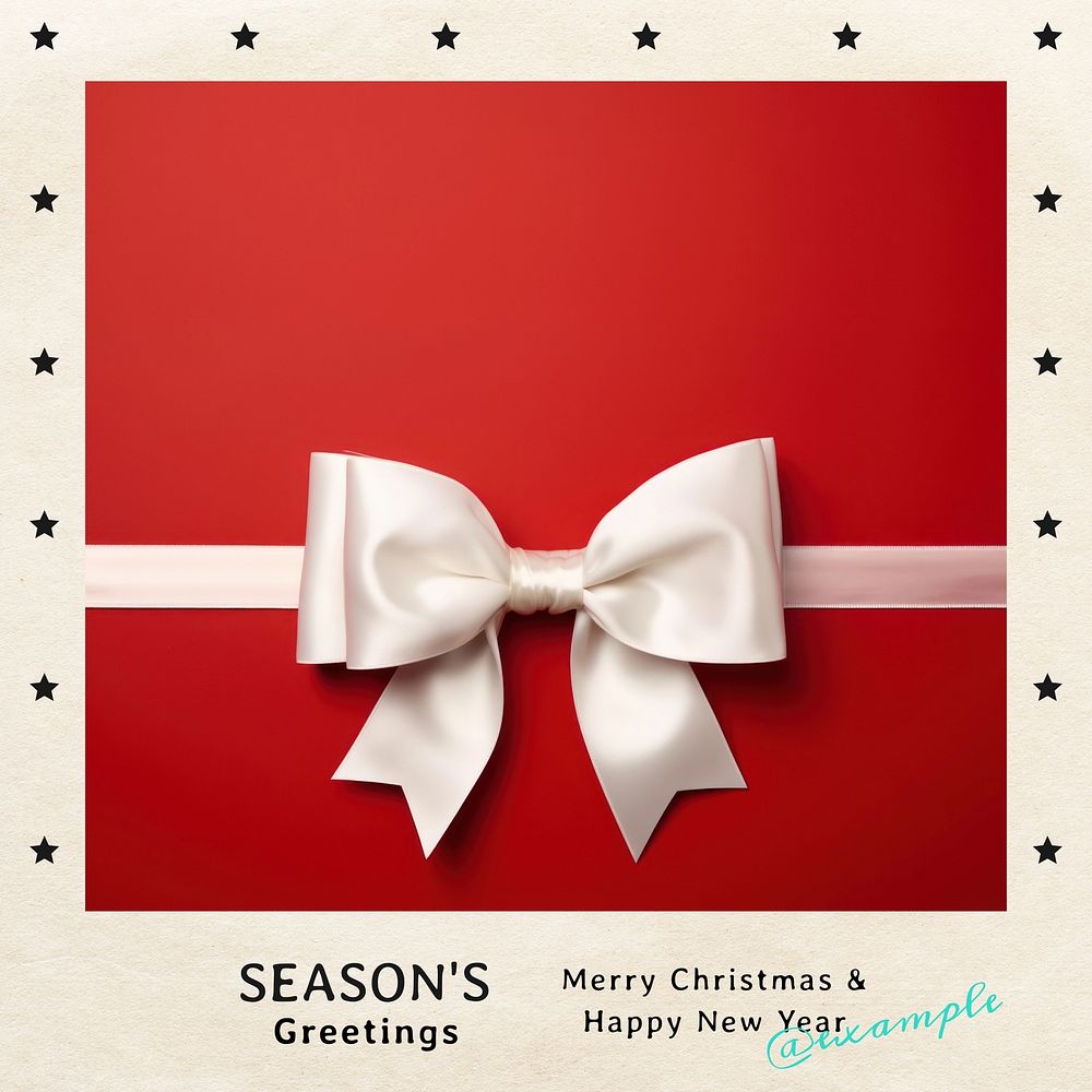 Seasons greetings Instagram post template