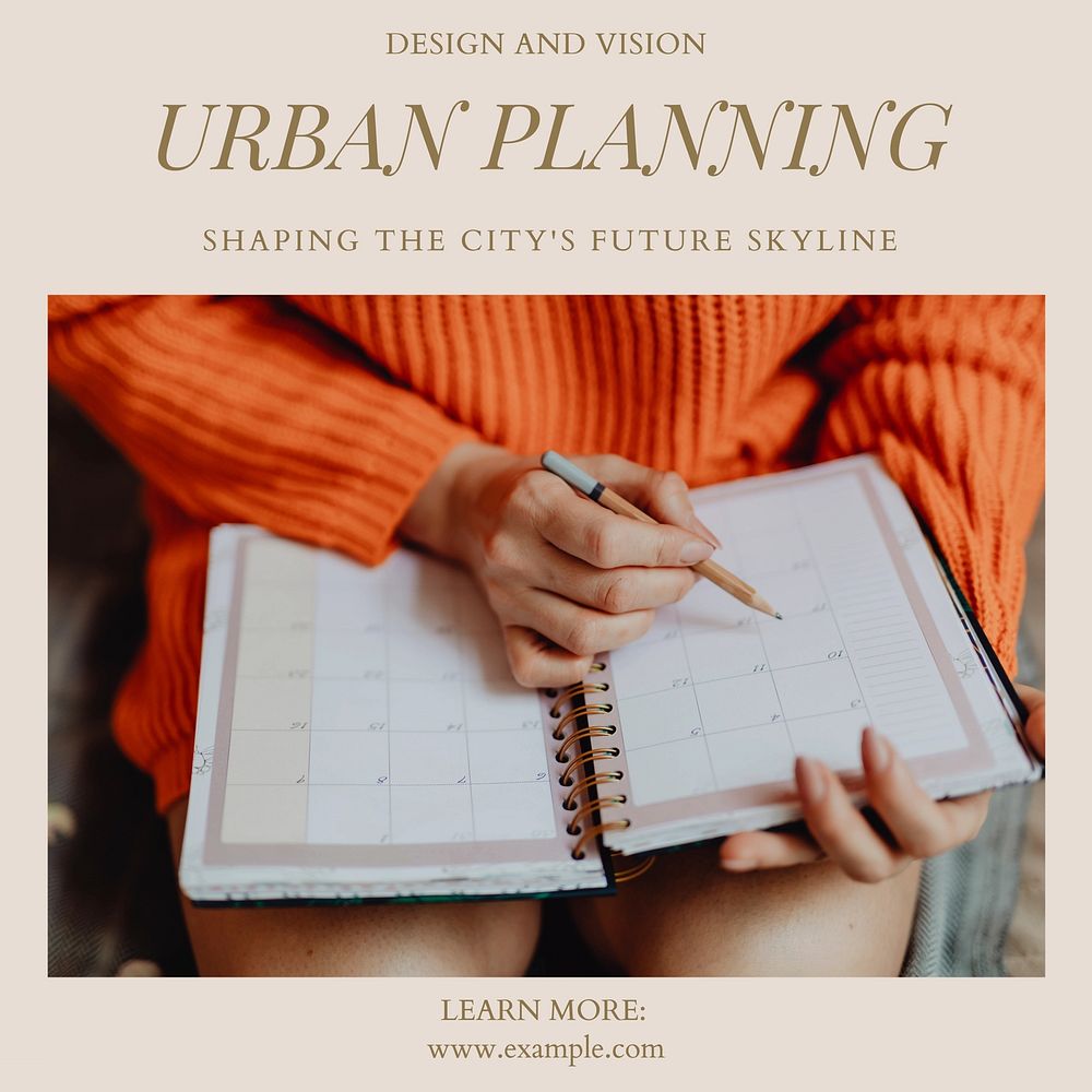 Urban planning Instagram post template