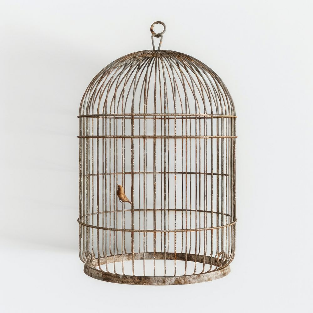 Bird cage chandelier animal lamp.