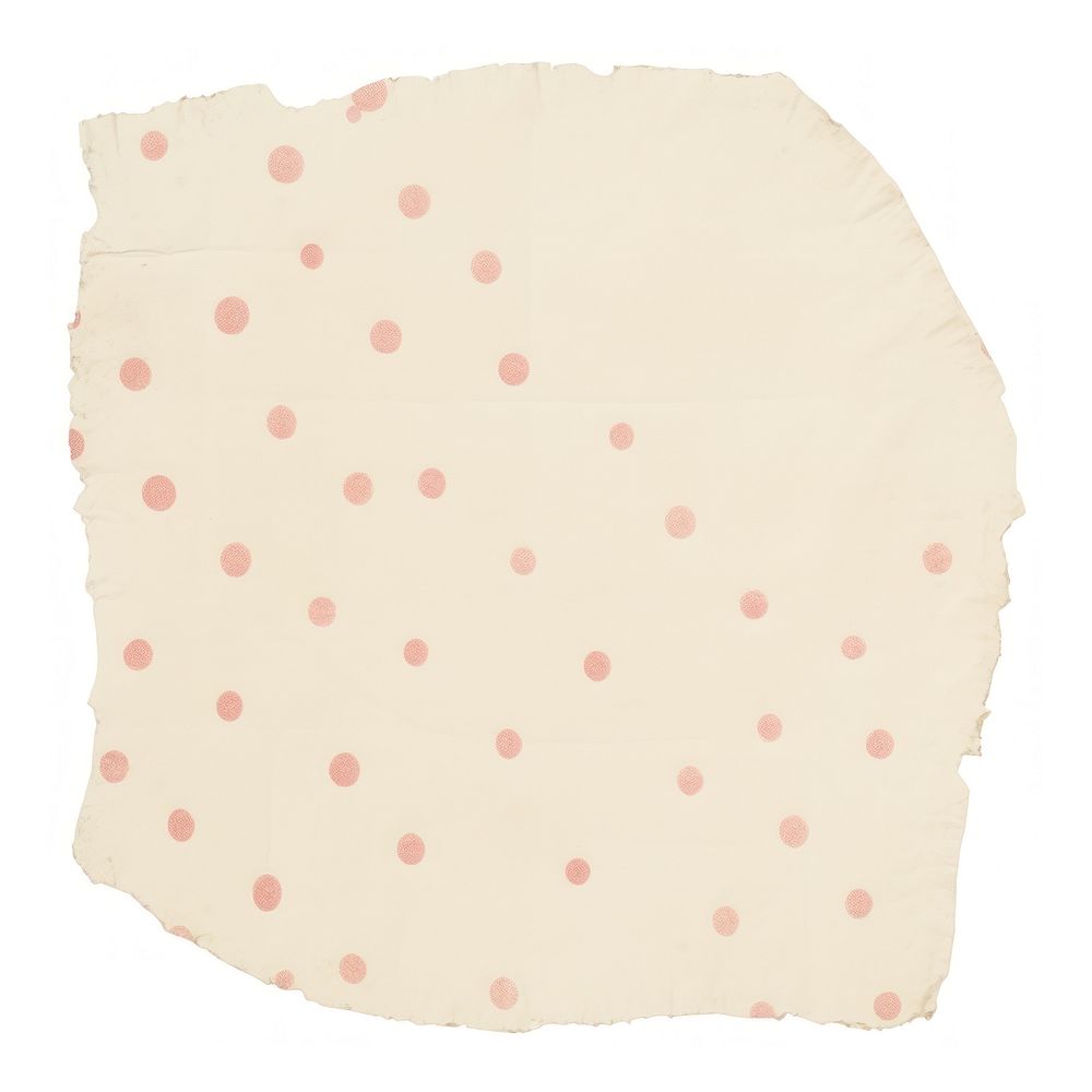 Polka dots paper cushion pattern.