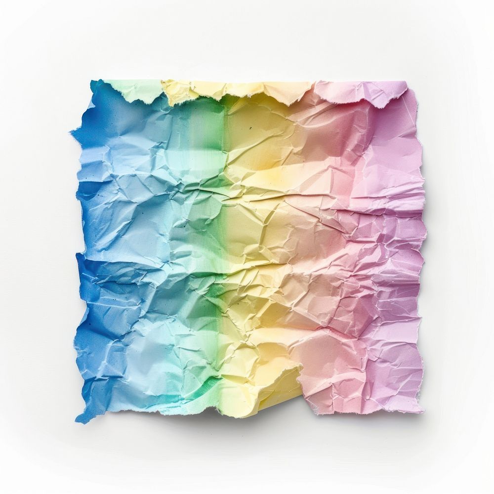 Rainbow paper diaper.