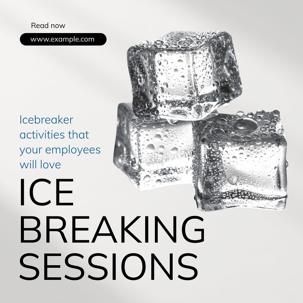 Icebreaker Instagram post template