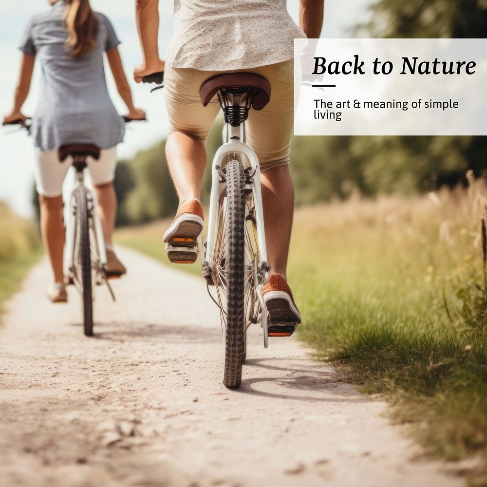 Nature  simple life Instagram post template